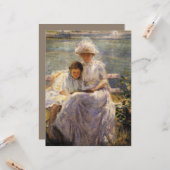 June Sunlight (door Joseph DeCamp) Kaart (Voorkant / Achterkant in situ)