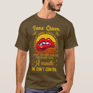 June Verjaardagskoningin T-shirt