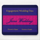 "June Wedding" Mousepad -  - Gepersonaliseerd Muismat (Voorkant)