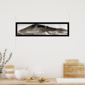 Juneau, AK Sheep Creek Foto 1914 Poster (Keuken)