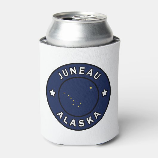 Juneau Alaska Blikjeskoeler (Blikje Voorkant)