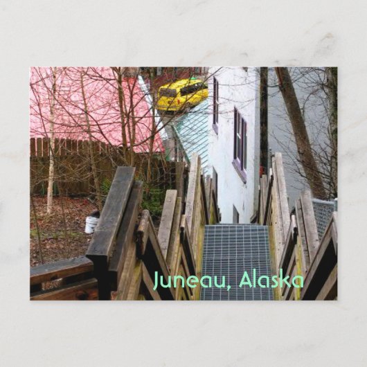 Juneau, Alaska Briefkaart (Voorkant)