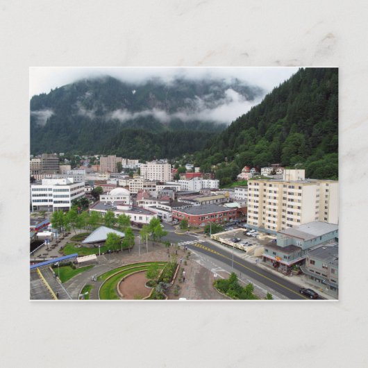 Juneau Alaska Briefkaart (Voorkant)