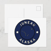 Juneau Alaska Briefkaart (Voorkant / Achterkant)