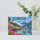 Juneau Alaska Briefkaart (Staand voorkant)