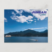 Juneau Alaska Briefkaart met Cruise Float Plane (Voorkant)