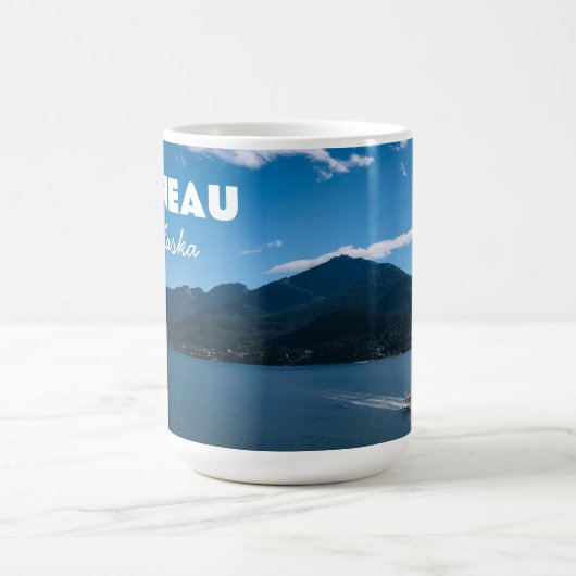 Juneau Alaska Briefkaart met cruisevliegtuig Koffiemok (Center)