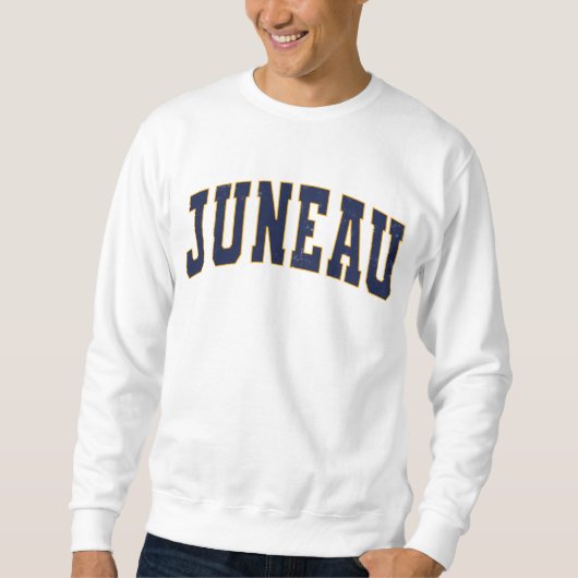 Juneau Alaska  College Style Trui (Voorkant)