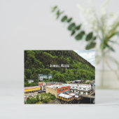 Juneau, Alaska, foto van de stad Briefkaart (Staand voorkant)