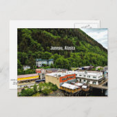 Juneau, Alaska, foto van de stad Briefkaart (Voorkant / Achterkant)