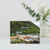 Juneau, Alaska, foto van de stad Briefkaart (Staand voorkant)