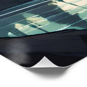 Juneau Alaska grizzly beer aurora noorderlicht Perfect Poster (Hoek)