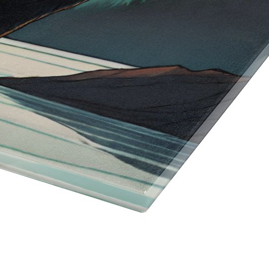 Juneau Alaska grizzly beer aurora noorderlicht Snijplank (Hoek)