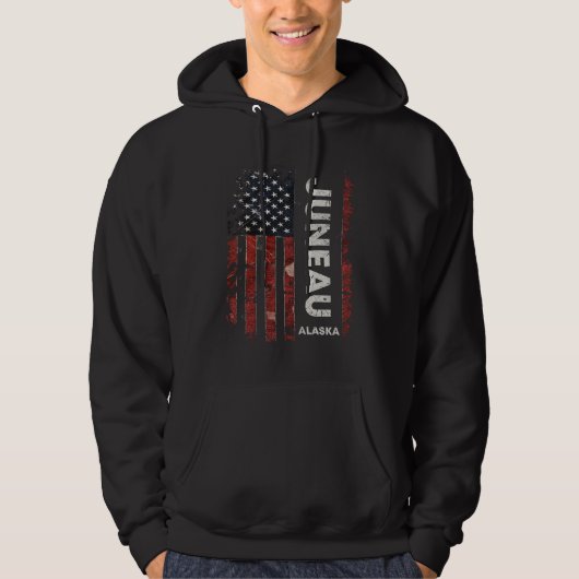 Juneau Alaska Hoodie (Voorkant)