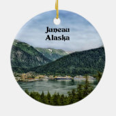 Juneau, Alaska Keramisch Ornament (Achterkant)