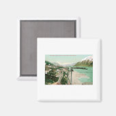 Juneau, Alaska Magneet (Voorkant / Achterkant)