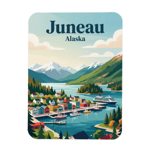 Juneau Alaska Magneet (Verticaal)