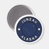 Juneau Alaska Magneet (Voorkant / Achterkant)