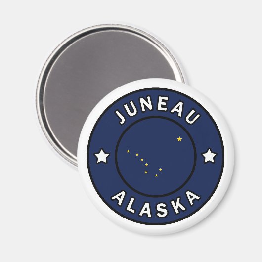 Juneau Alaska Magneet (Voorkant / Achterkant)