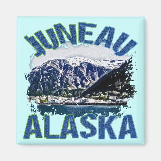 Juneau, Alaska Magneet (Voorkant)