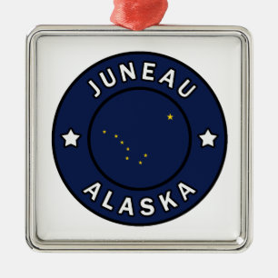 Juneau Alaska Metalen Ornament