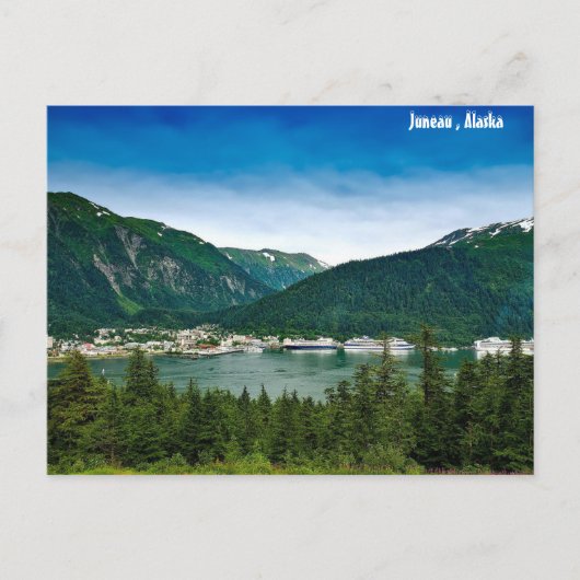 Juneau, Alaska Mountain Scene Briefkaart (Voorkant)