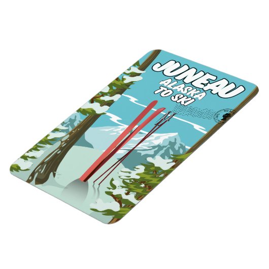 Juneau Alaska naar Ski Magneet (Linkerzijde)