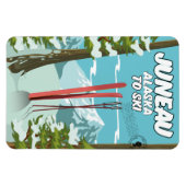 Juneau Alaska naar Ski Magneet (Horizontaal)