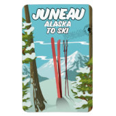 Juneau Alaska naar Ski Magneet (Verticaal)