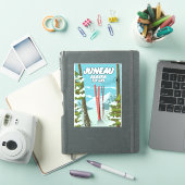 Juneau Alaska naar Ski Sticker (iPad Cover)