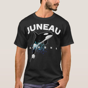 Juneau Alaska Orka Er Walvis kijken Camg vakantie T-shirt
