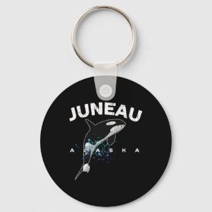 Juneau Alaska Orka Moordwalvis Liefhebber Vakantie Sleutelhanger