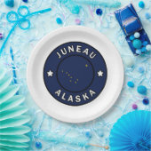 Juneau Alaska Papieren Bordje (Feest)