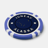 Juneau Alaska Poker Chips (Enkel)