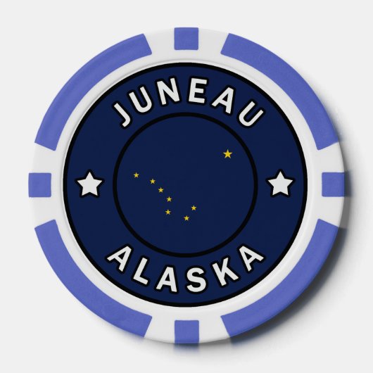Juneau Alaska Poker Chips (Voorkant)