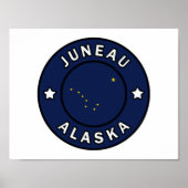 Juneau Alaska Poster (Voorkant)