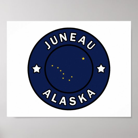 Juneau Alaska Poster (Voorkant)