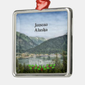 Juneau, Alaska-Prettig kerstfeest Metalen Ornament (Links)