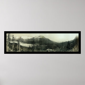 Juneau Alaska Region Foto 1908 Poster