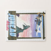 Juneau Alaska reisposter Legpuzzel (Horizontaal)