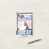 Juneau Alaska reisposter Post-it® Notes (Op bureau)