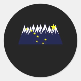 Juneau Alaska Ronde Sticker