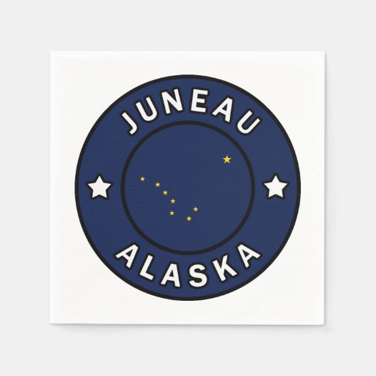 Juneau Alaska Servet (Voorkant)
