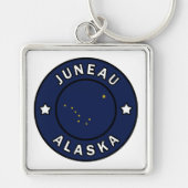 Juneau Alaska Sleutelhanger (Voorkant)