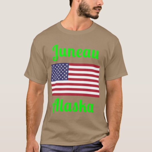 Juneau Alaska Stylish Prints2 T-shirt (Voorkant)
