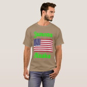 Juneau Alaska Stylish Prints2 T-shirt (Voorkant volledig)