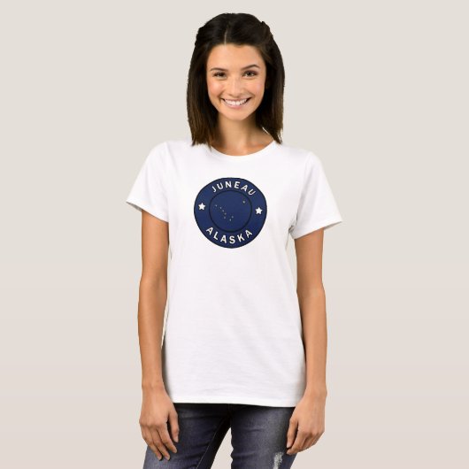 Juneau Alaska T-shirt (Voorkant volledig)