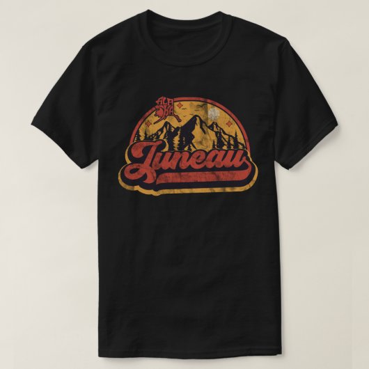 Juneau, Alaska T-shirt (Design voorkant)