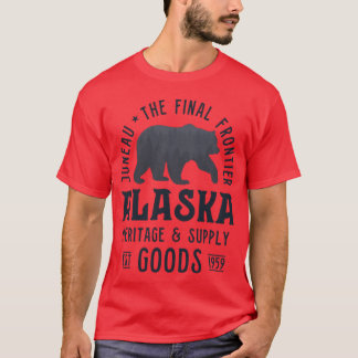 Juneau Alaska T-shirt Beer De Eindbestemming Famil
