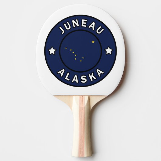 Juneau Alaska Tafeltennisbatje (Voorkant)